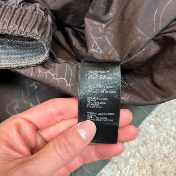 The North Face TNF Cryptic Hyvent Striped Parka Ski Snow Jacket Men's M Gorpcore - Picture 7 of 10